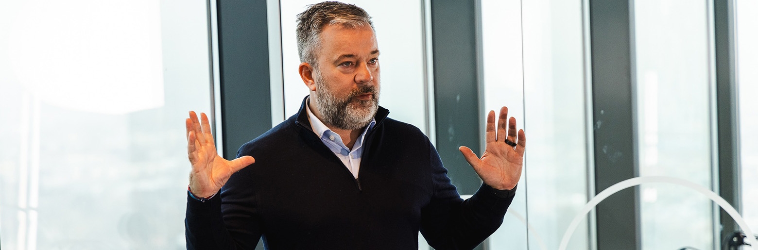 Caspar Lund, leder for kunstig intelligens (KI) i Sopra Steria