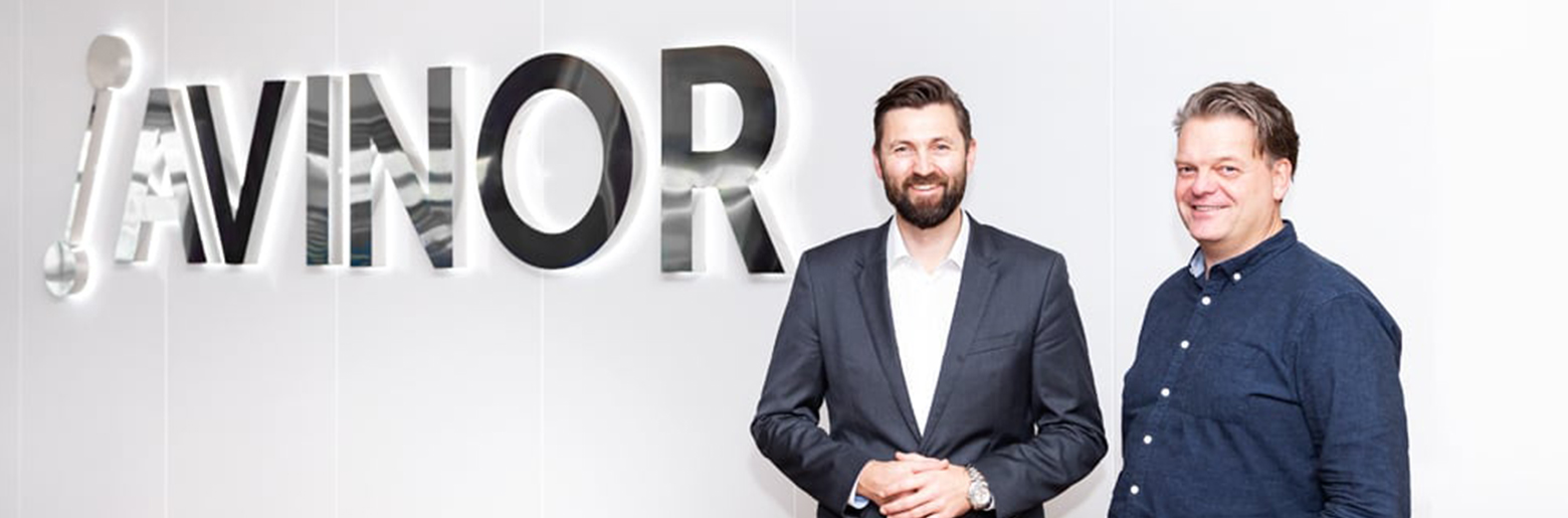 Sopra Sterias Kjetil Taraldlien og Avinors BI-sjef Inge Abrahamsen