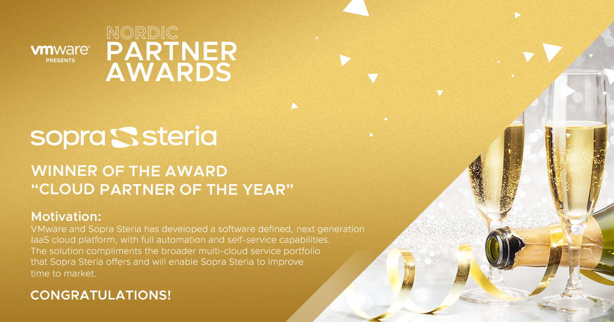 VMware_PartnerAward_Cloud Partner of the Year - Sopra Steria